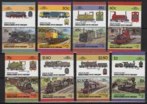 St. Vincent - Grnds. - Union Island (1986) Mi. 140/55 / Trains