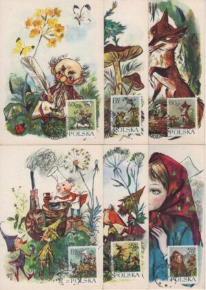 Poland (1962) 6 Maxicards / Fairy Tale