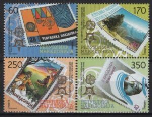 Macedonia (2005) Mi. 370/73 / 50 Aniv. Europa CEPT