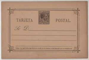 Philippines (1889) Ed. EP. 4 / Tarjeta Postal
