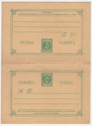 Philippines (1898) Ed. EP. 17 / Tarjeta Postal