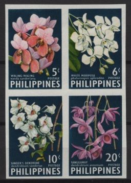 Philippines (1962) Mi. 692B/95B / Orchids