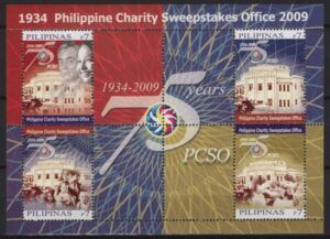 Philippines (2009) Yv. Bf. 284 / Charity Sweepstakes