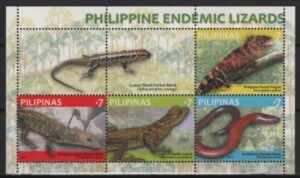 Philippines (2013) Block / Lizards