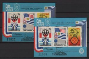 Uruguay (1975) Mi. Bl. 28 + Imperforated / Events