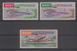 Guinea (1960) Yv. Av. 11/13 / Rome Olympic Games