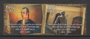 Peru (2011) Yv. 1899/00 / Liberty Aniversary