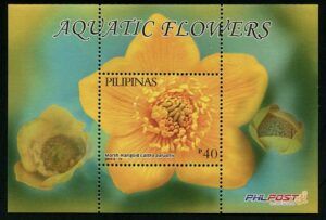 Philippines (2014) Block / Aquatic Flowers