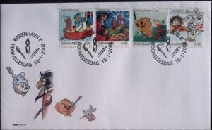Denmark (2002) FDC / Cartoons