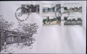 Denmark (2002) FDC / Traditional Houses