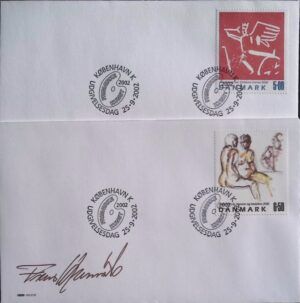 Denmark (2002) FDCs / Modern Art