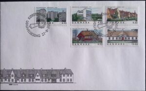 Denmark (2003) FDC / Traditional Houses