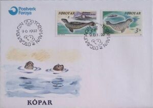 Faroe (1992) FDC / Seals