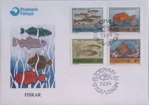 Faroe (1994) FDC / Fish