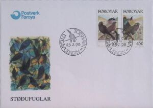 Faroe (1998) FDC / Birds