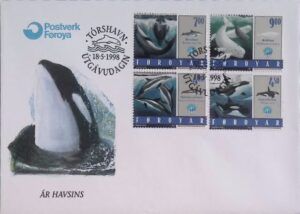 Faroe (1998) FDC / Whales
