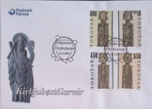 Faroe (2001) FDC / Wood Carvings