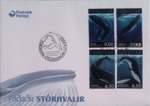 Faroe (2001) FDC / Whales