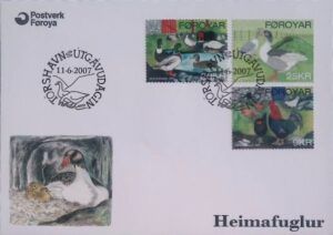 Faroe (2007) FDC / Birds