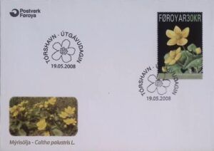 Faroe (2008) FDC / Caltha Palustris