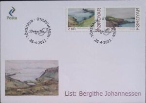 Faroe (2011) FDC / Paintings