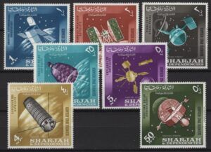 Sharjah (1964) Mi. 54/60 / Space