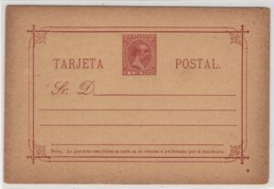 Philippines (1896) Ed. EP. 8 / Tarjeta Postal