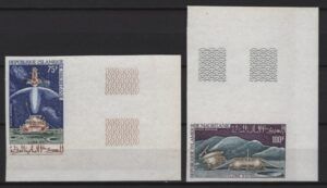 Senegal (1966) Mi. 443/44 - Imperforated / Satellites