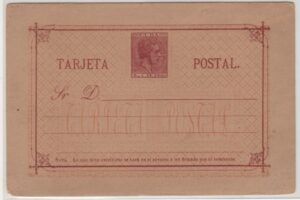 C* (1882) Ed. EP. 17 / Tarjeta Postal