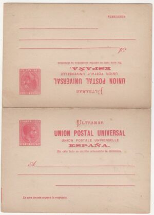 C* (1880) Ed. EP. 6 / Tarjeta Postal