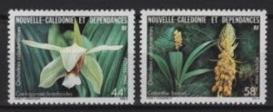 New Caledonia (1986) Mi. 784/85 / Orchids