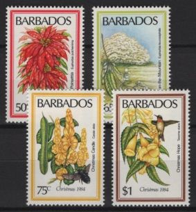 Barbados (1984) Mi. 613/16 / Flowers