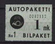 Finland (1949) Mi. Cp. 1 / Bilpaket