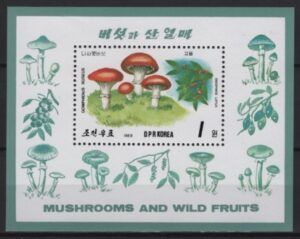 Korea (1989) Yv. Bf. 58 / Mushrooms