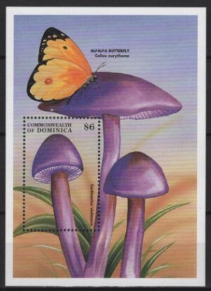 Dominica (1998) Yv. Bf. 350 / Mushrooms