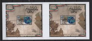 Mexico (2024) 2 Blocks - Pair / UPU Joint Issue
