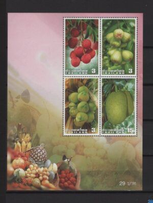 Thailand (2003) Mi. Bl. 173 / Fruits