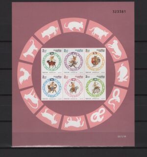 Thailand (1996) Mi. Bl. 76B / Chinese New Year