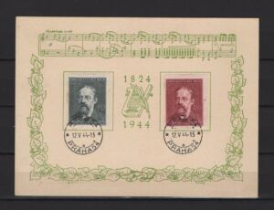 Bohemia and Moravia (1944) Card / Music