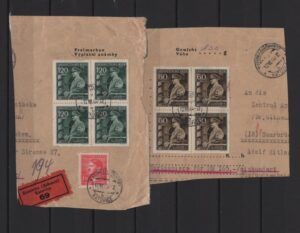 Bohemia and Moravia (1944) B4 on piece