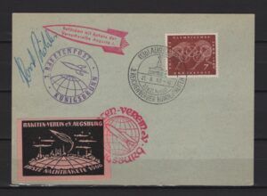 Germany (1960) Card / Rocket Mail
