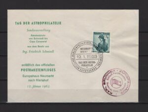 Austria (1963) Cover / Rocket Mail