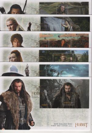 N. Zealand (2013) 6 FDC / The Hobbit