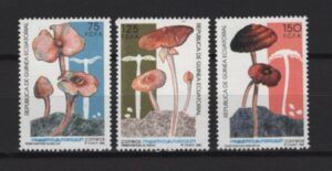 Eq. Guinea (1992) Yv. 287/89 / Mushrooms