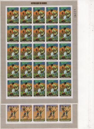 Guinea (1974) Mi. 706B/11B - Imperforated Sheets / Boy Scouts