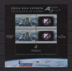 Costa Rica (2007) Mi. 1669/70 - MS / Plasma Technology