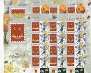 Israel (2006) Mi. 1863/64 Kb - 2 MS / Flowers