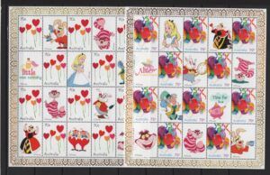 Australia (2014) 2 MS / Alice in Wonderland