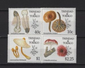 Trinidad & Tobago (1990) Yv. 635/38 / Mushrooms