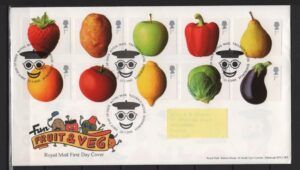 UK (2003) FDC / Fruits & Vegetables